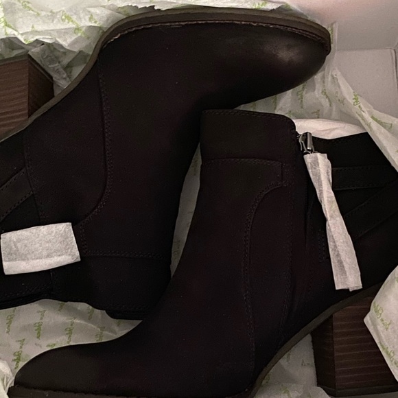 Sam Edelman Black Leather Ankle Bootie Sz 9.5 New - Picture 5 of 6